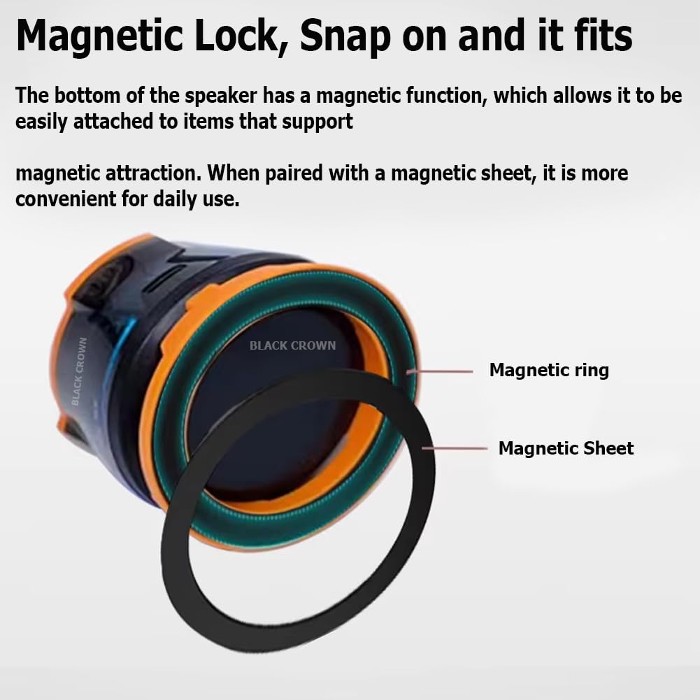 DY100 Mini Magnetic Wireless Bluetooth Speaker