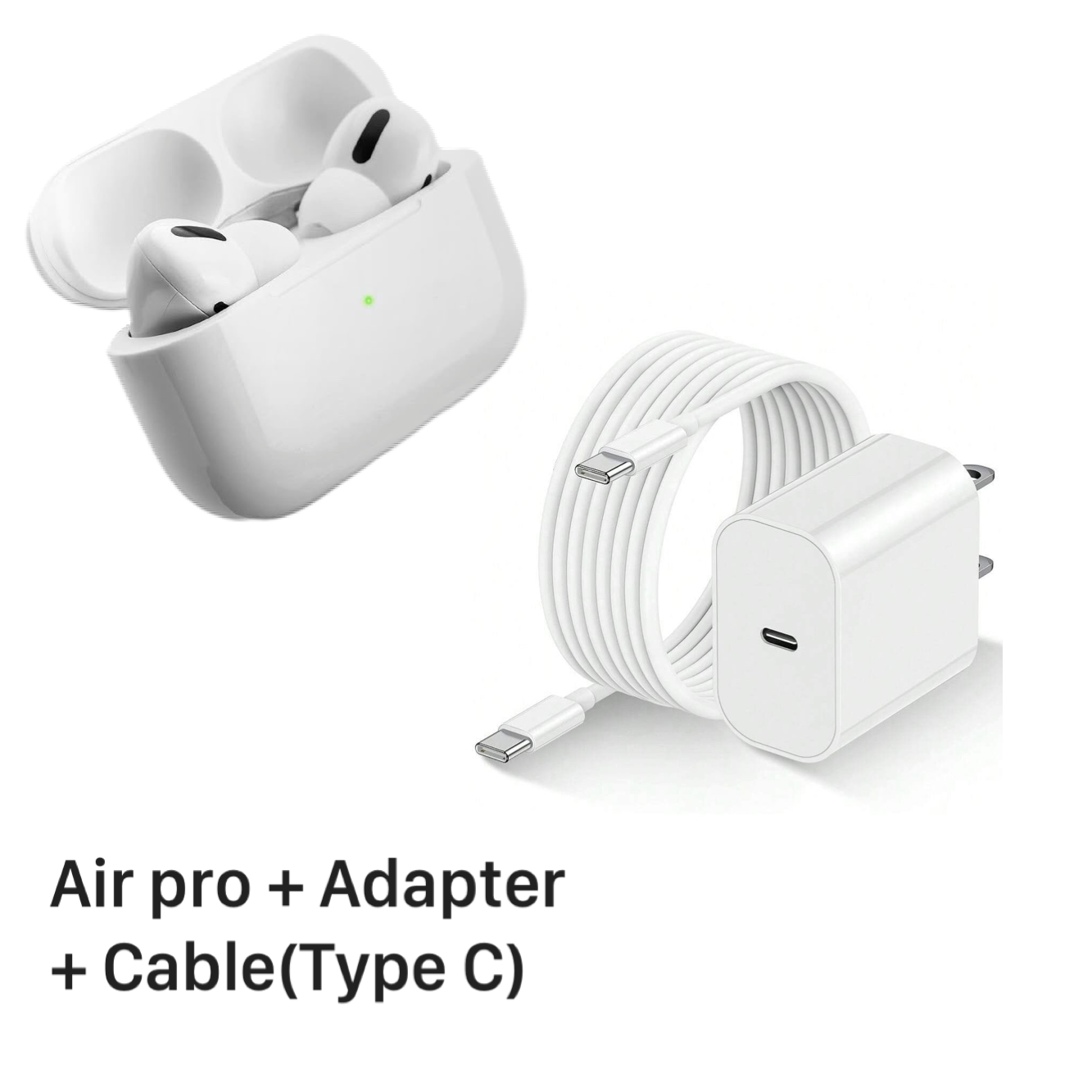 イヤホン Type-C AirPods Pro2 Air Pro 2nd Generation (Type - C) | Free Adapter | Free Cable