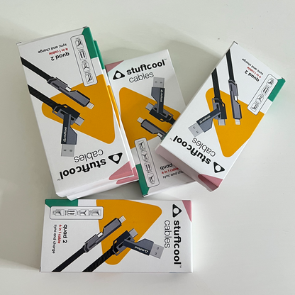 4-in-1 Multi-Functional Charging and Data Cable